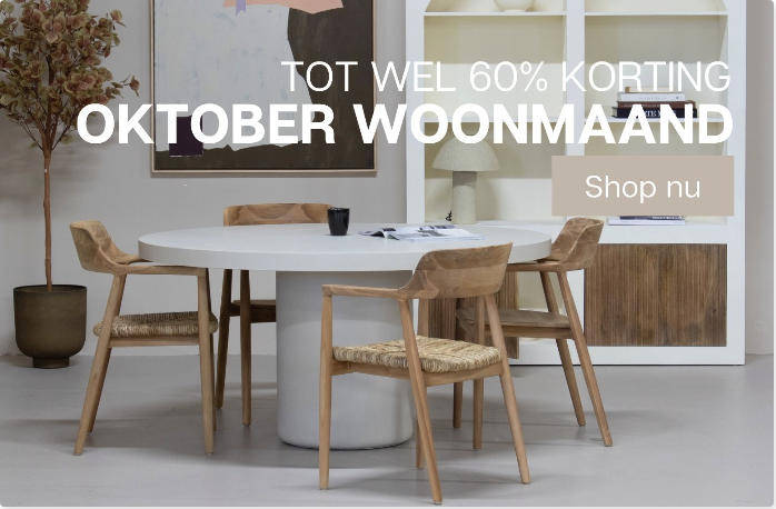 GigaMeubel Oktober Woonmaand korting