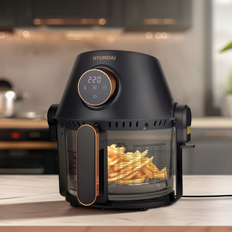 Hyundai 3-in-1 airfryer uit de Action webshop voor airfryen van patat