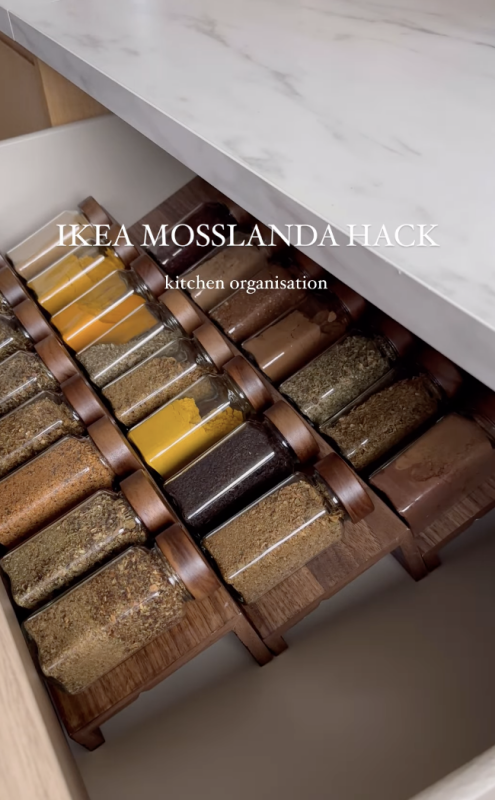 IKEA Mosslanda hack: kruidenpotjes organizer zelf maken