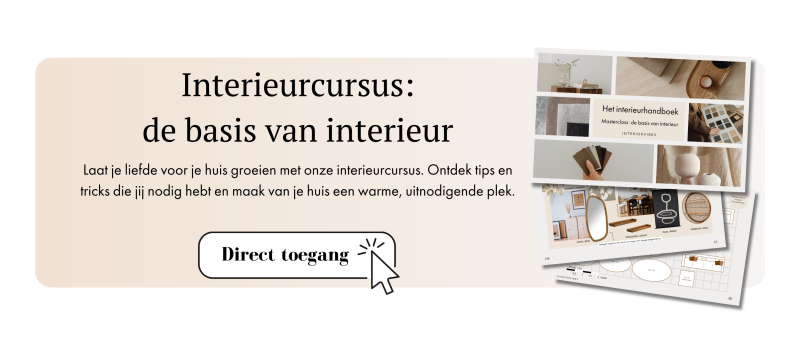 interieurcursus de basis van interieur