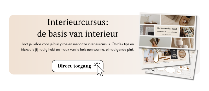 interieurcursus de basis van interieur