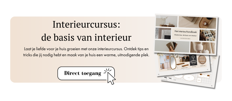 interieurcursus de basis van interieur