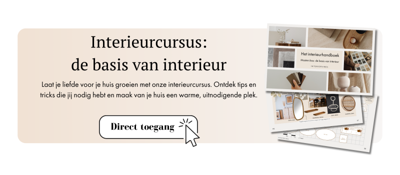 interieurcursus de basis van interieur