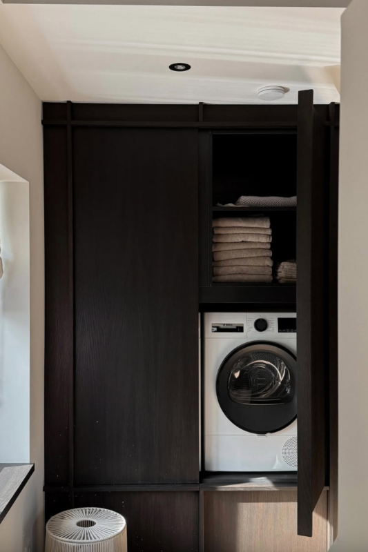 kast voor wasmachine en droger zelf maken met IKEA-onderdelen kast voor wasmachine en droger zelf maken met IKEA-onderdelen