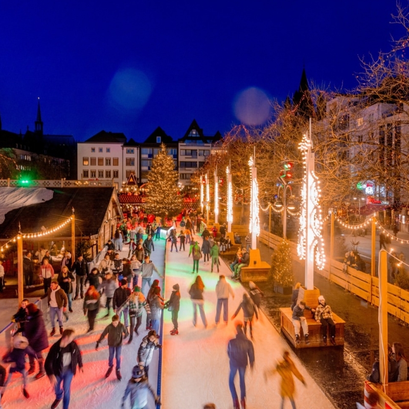 Kerstmarkt in Keulen, Duitsland