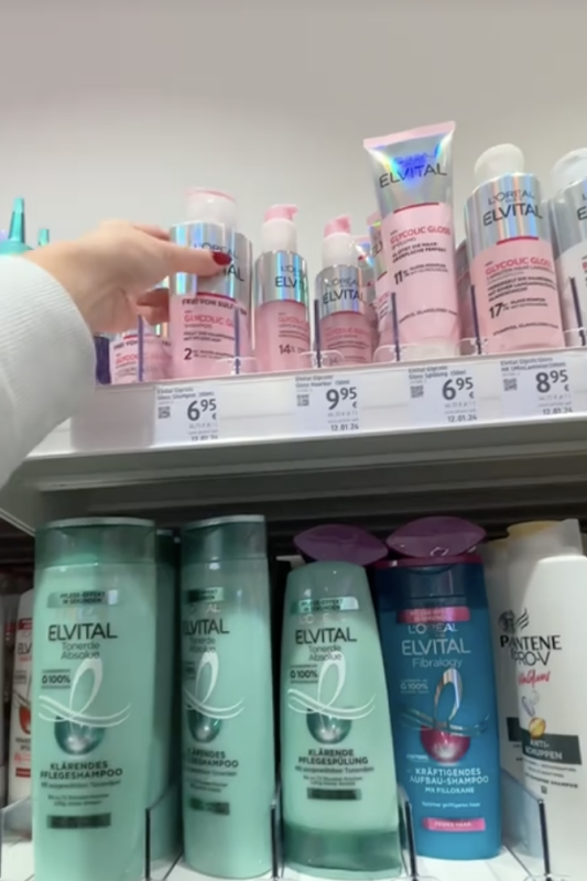 Prijzen in DM Duitsland shampoo en verzorgingsproducten