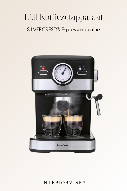 Silvercrest espressomachine van Lidl