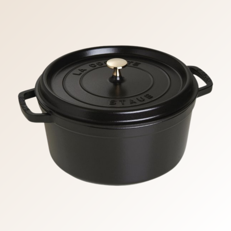 Staub Ronde Braadpan zwart kopen