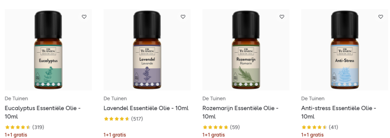 aromatherapie olie 1+1 gratis