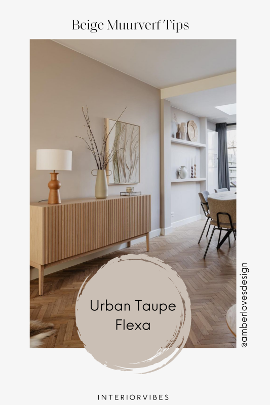 beige muurverf tip urban taupe van Flexa