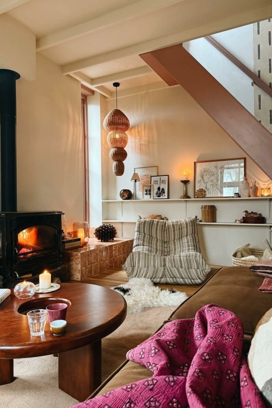 boho interieur woonkamer inspiratie