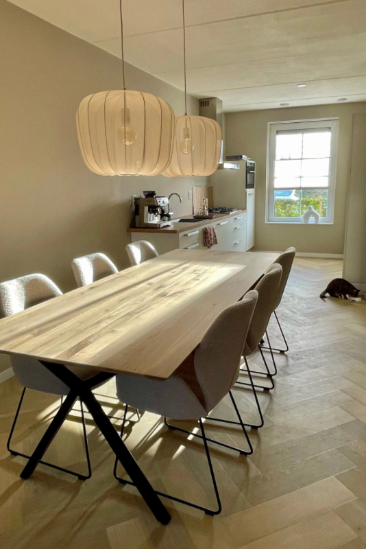 Light & Living hanglamp Plumeria Zand