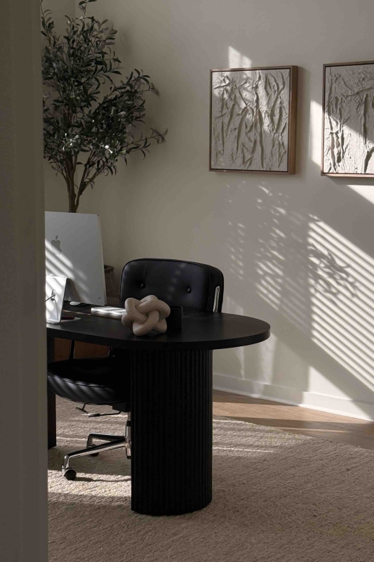 decompressie interieur tips een minimalistisch kantoor