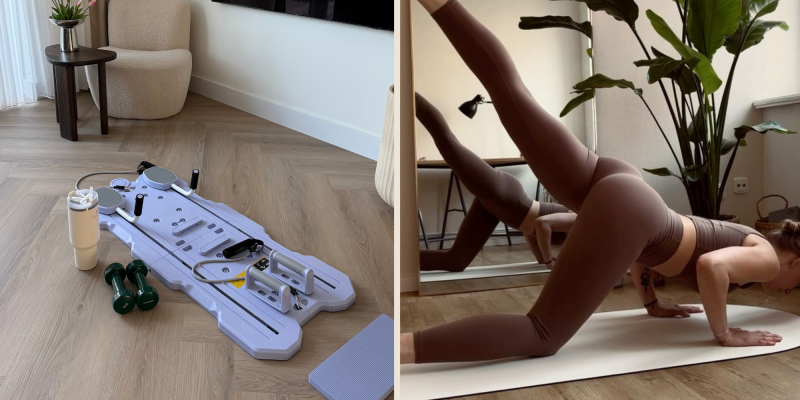 Pilates Reformer bord van Action