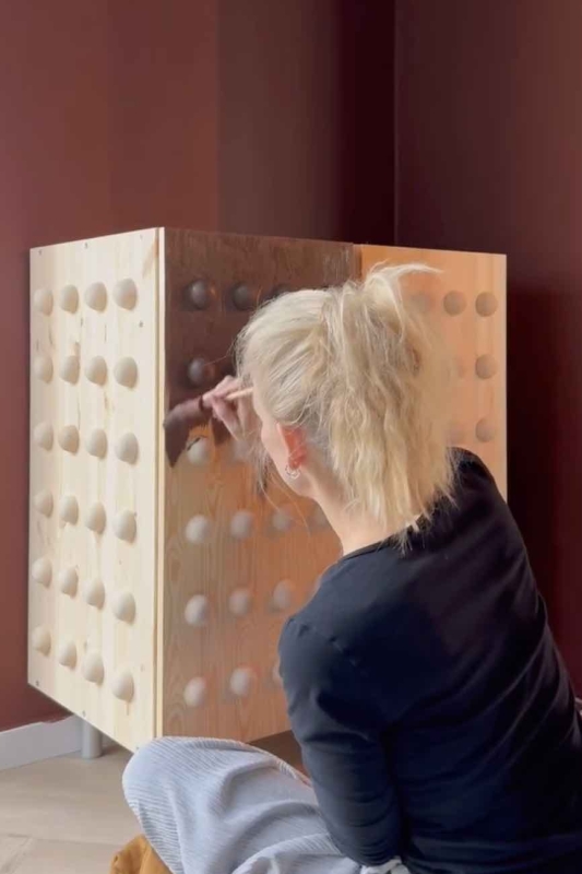 IKEA ivar kastje beitsen