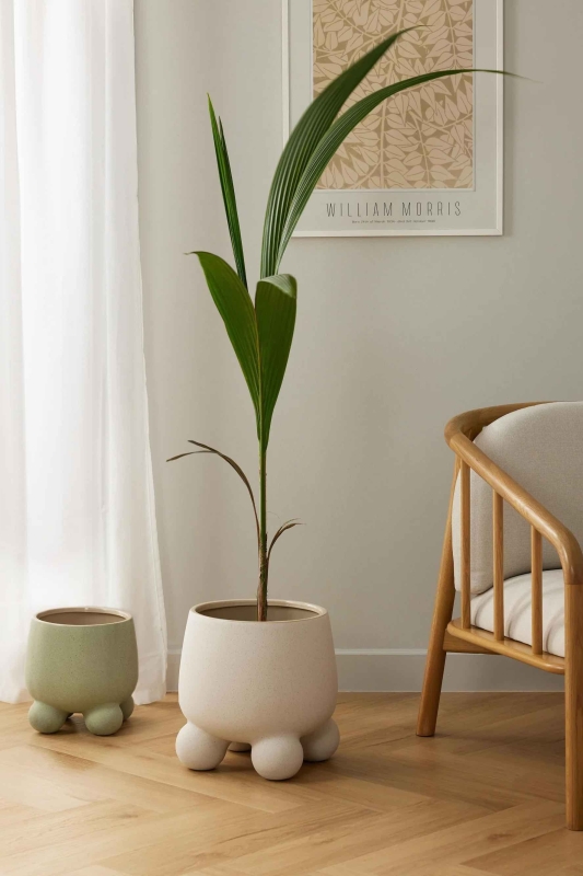 Japandi bloempot van Westwing: bloempot Olea