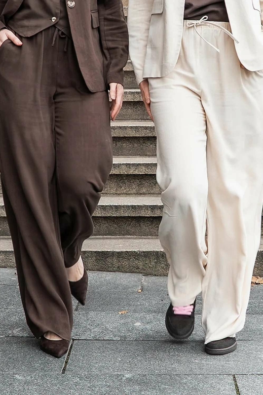 linnen broek van Zeeman