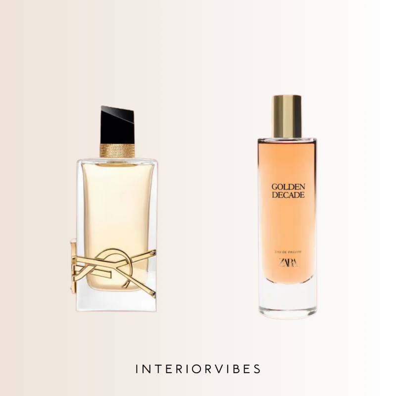 Zara parfum dupe YSL Libre -> Zara Golden Decade