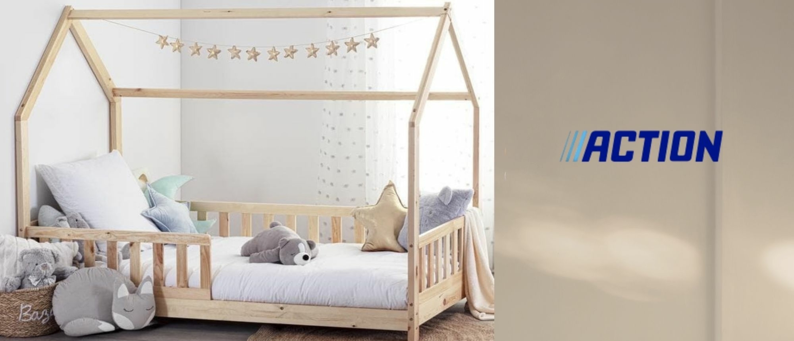 Dit kinderbed van Action bewijst dat een droomkamer geen fortuin hoeft te kosten