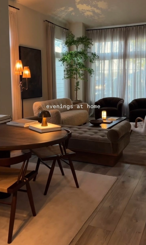 Sfeerlicht in de woonkamer, cosy vibes