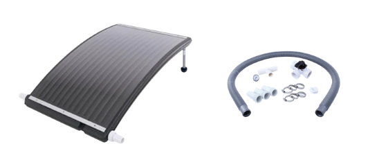 Interline Solar Curve Heater met bypass kit