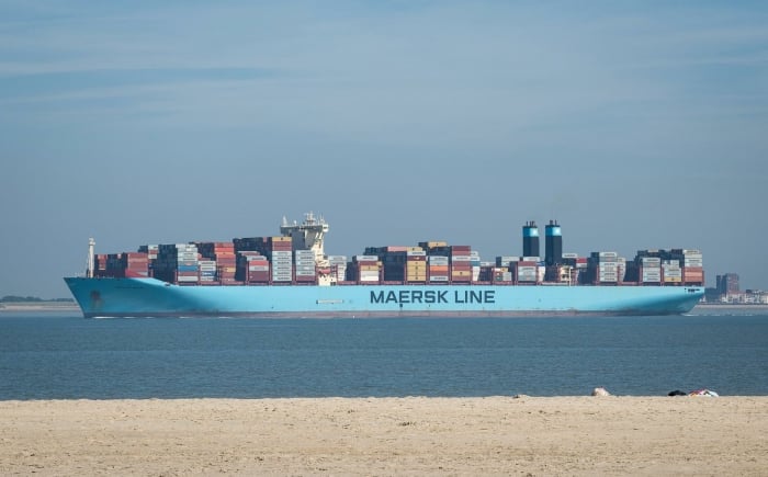 Ship on Westerschelde