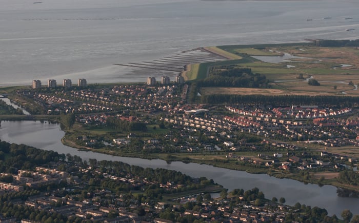 aerial view of terneuzen