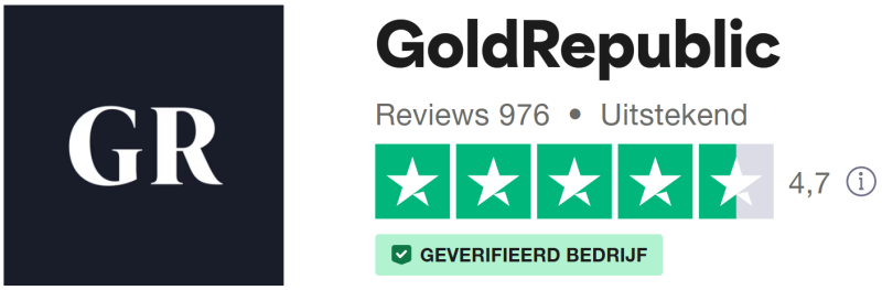 Gold Republic hoge trustpilot score