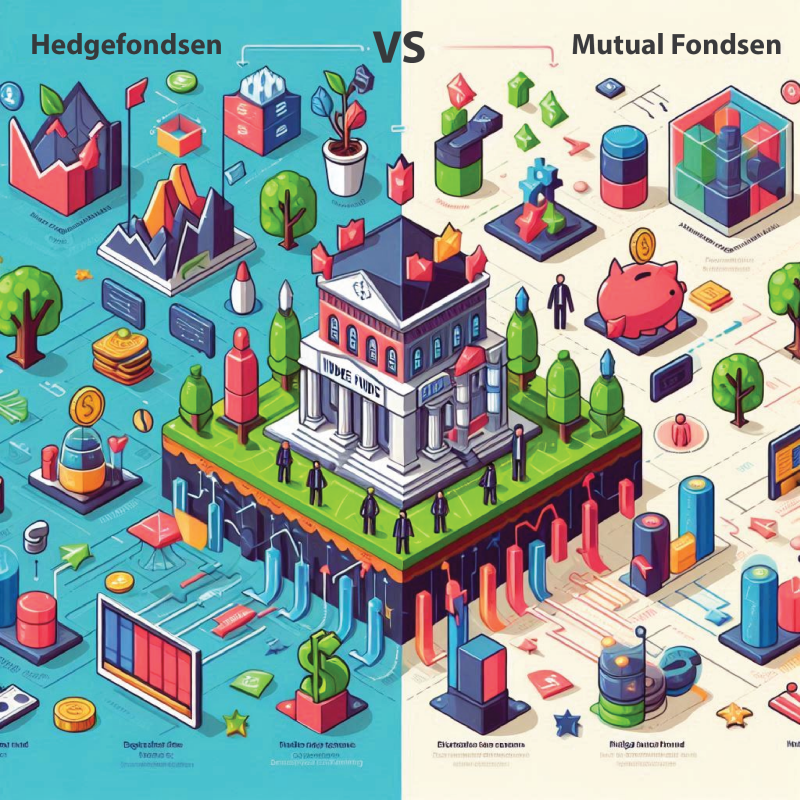 hedgefondsen en Mutual Fondsen vergelijken