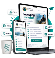 Investing Insights, de gratis ETF- en beleggingsnieuwsbrief van Investing Nomads voor langetermijnbeleggers in Nederland en België.