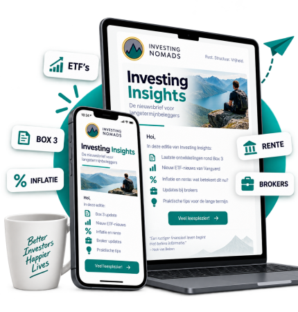 Investing Insights – ETF Nieuwsbrief van Investing Nomads Investing Insights, de gratis ETF- en beleggingsnieuwsbrief van Investing Nomads voor langetermijnbeleggers in Nederland en België.