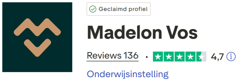 Madelon Vos reviews en ervaringen worden hoog beoordeeld op trustpilot Madelon Vos reviews en ervaringen worden hoog beoordeeld op trustpilot