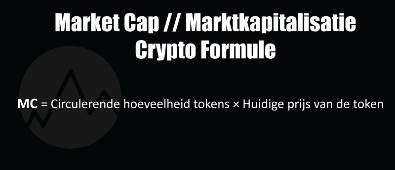 formule om market cap van crypto project te berekenen