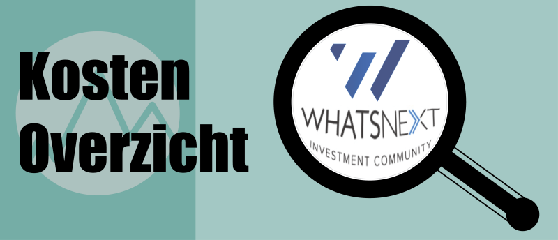 Kosten overzicht WhatsNext community