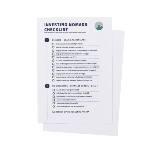 Persoonlijke beleggingschecklist voor overzicht en rust