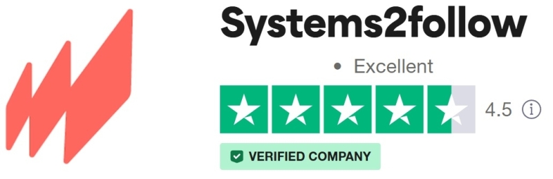 Professionele traders die analyses doen en handelen via Systems2follow, uitstekende Trustpilot score