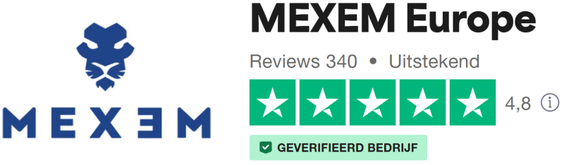 MEXEM heeft een uitermate hoge score op Trustpilot