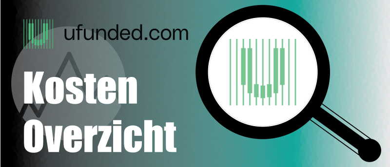 Ufunded kosten overzicht met prijzen, toegangsvergoeding (fee) en accountkosten per accounttype