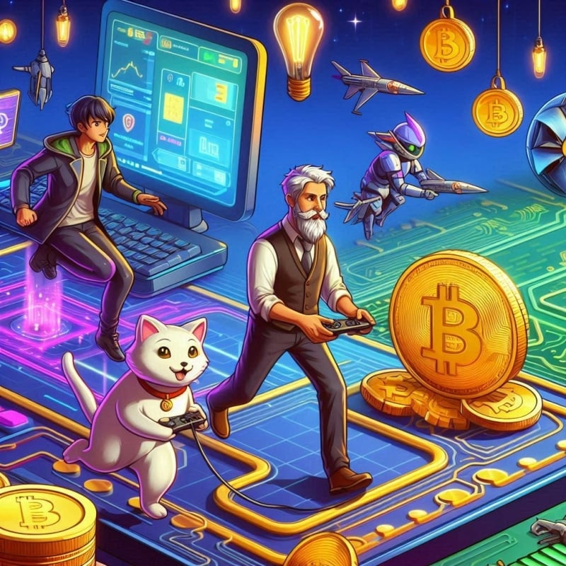 Enkele voorbeelden van Bekende Play To Earn (P2E) Crypto Games