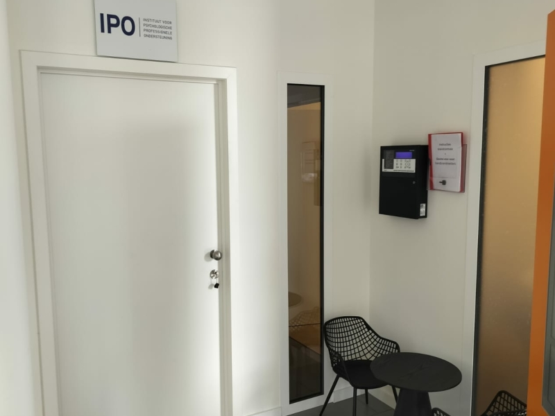 De inkomhal van IPO Mechelen