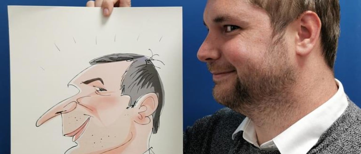 Ook zon gave karikatuur van jezelf?