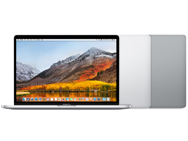 De MacBook Pro Retina 15-inch A1707 met touchbar