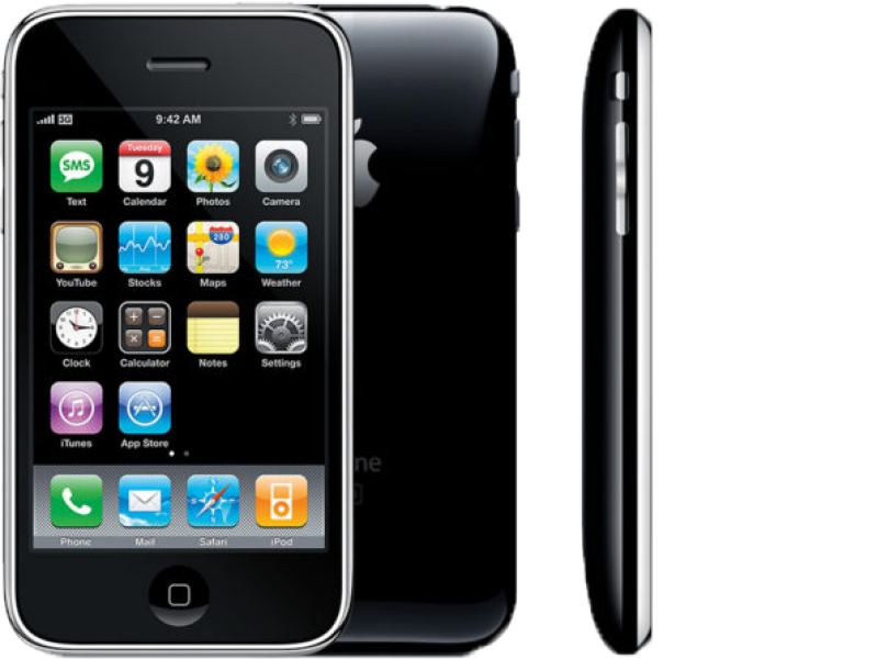 iPhone 3G voorkant achterkant zijkant