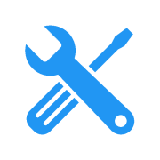 Onderhoud logo blauw