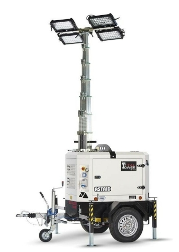 Mobiele trailers Lichtmast Astrid Pro