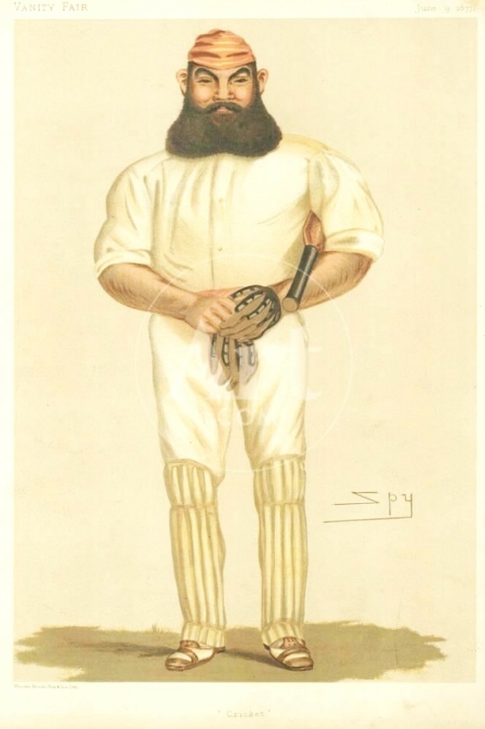 The renowned cricketer W G Grace