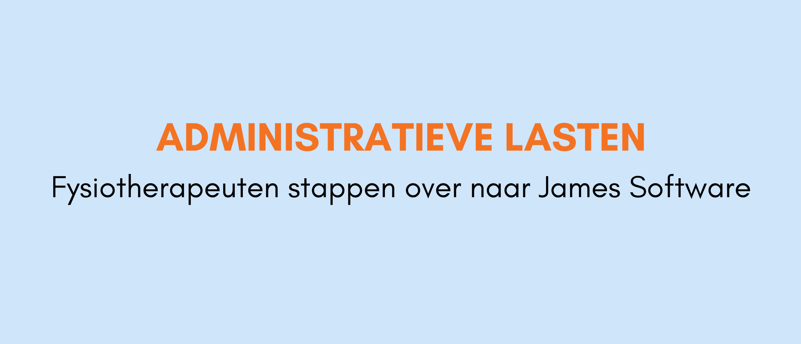 Het EPD met administratieve verlichting voor Fysiotherapeuten