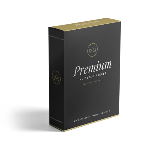 Premium branding pakket voor MKB met logo ontwerp, complete huisstijl en social media templates voor een professionele visuele identiteit.