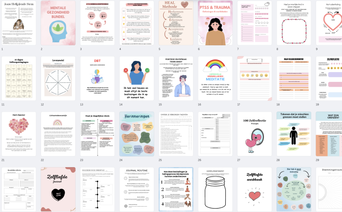 Templates mentale gezondheid