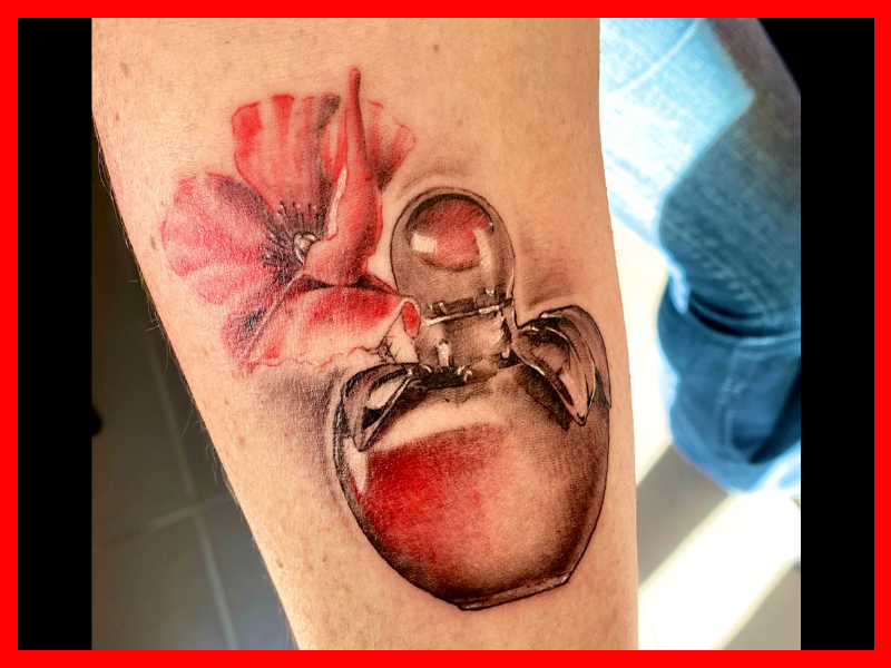 kleur en realisme tattoo parfum